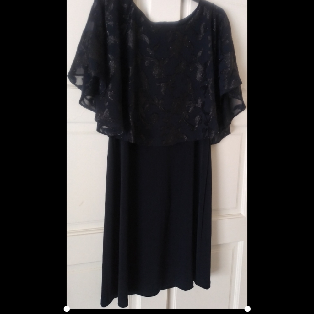 Connected Apparel Deep Blue Dress